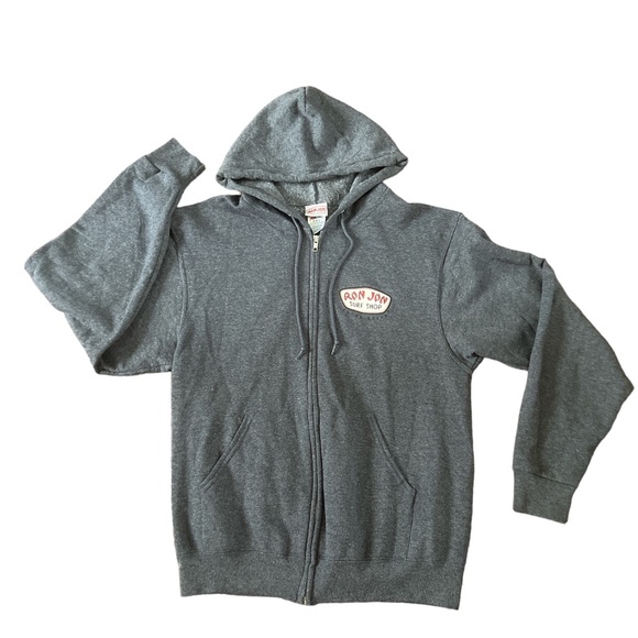 Ron Jon Distressed Custom Surfboards Surf Shop hoodie Cocoa Beach full zip - Picture 6 of 16